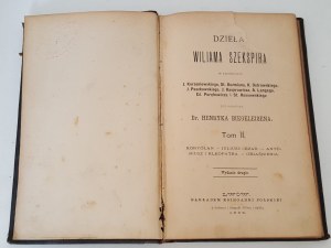 SZEKSPIR Wiliam - DZIEŁA Lwów 1895