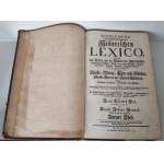 SUPPLEMENT ZU DEM BASELISCHEN ALLGEMEINEN HISTORISCHEN LEXICO II.Theil. G - Z. 1744