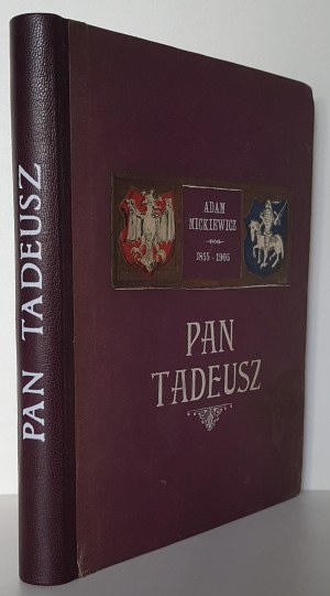 MICKIEWICZ Adam - PAN MICHAEL illustrated edition to commemorate the fiftieth anniversary of the bard's death