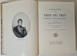 FREDRO Aleksander - TRZY PO TRZY Paměti z napoleonské éry