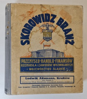 COROVIDER OF BRANCHES of Industry Trade Finance Crafts and Liberated Professions Silesian Province 1929/1930