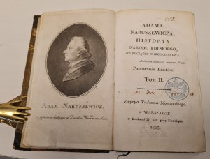 NARUSZEWICZ Adam- HISTORY OF THE POLISH NATION Volume I-IV Volume I 1st edition, other volumes 2nd edition