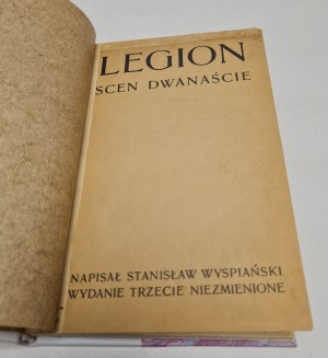 WYSPIAŃSKI Stanisław - LEGIE - Dvanáct scén, 1908 - vydání III