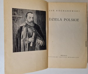 KOCHANOWSKI Jan - DZIEŁA POLSKIE Volume I-II