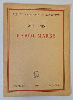 LENIN V.I. - KAROL MARKS Bibliothek der marxistischen Klassiker