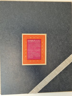[Sticker portfolio] KUCZYŃSKI Edward - DOLE I NIEDOLE KSIĄŻKA POLSKIEJ W LATACH 1939-1945 Set of 12. commemorative book stickers. 1945 edition.