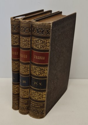 FREDRO Alexander - THE WORKS (volumes I-V) Published 1897.