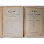 ADAMSKI T.J. Ks. Józef Stanisław - KAZANIA NA NIEDZIELE CAŁEGO ROKU KOŚCIELNEGO Tomy I-IV Wyd. 1910-1913