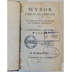 DZIARKOWSKI J. - WYBÓR ROŚLIN KRAIOWYCH Wyd. 1821