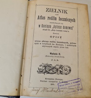 Herbár alebo atlas liečivých rastlín v Kneippovej 