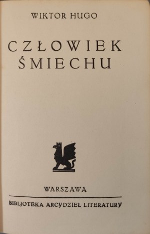 HUGO Wiktor - CZ£OWIEK ŚMIECHU Volume I-IV ILLUSTRATIONS
