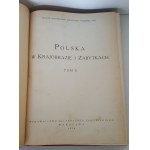 BUŁHAK Jan - POLSKA W KRAJOBRAZIE I ZABYTKACH Tom I-II Oprawa Radziszewski Piekny stan oprawy!