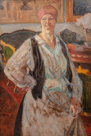 Jacek Malczewski (1854 Radom - 1929 Kraków), Portret Julci, 1924