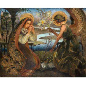 Kazimierz Sichulski (1879 Lvov - 1942 there), Annunciation, 1934.