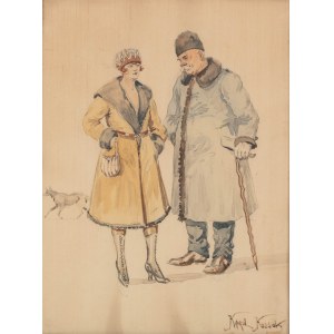 Karol Kossak (1896 Lviv-1975 Ciechocinek), Conversation