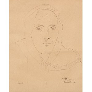 Wlastimil Hofman (1881 Prag - 1970 Szklarska Poręba), Porträt eines Arabers, 1942.