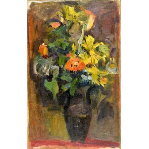 Zygmunt Schreter (1886 Lodz - 1977 France), Bouquet of flowers in a vase