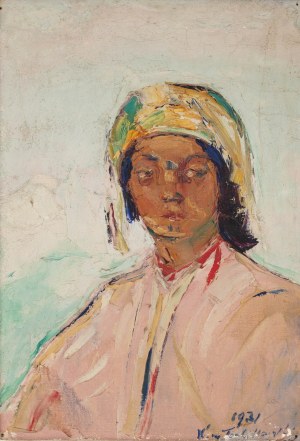 Włodzimierz Terlikowski (1873 Poraj - 1951 Paryż), Portret kobiety, 1931 r.