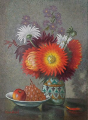 Jakub Markiel (1911 Łódź - 2008 Paryż), Kwiaty i owoce