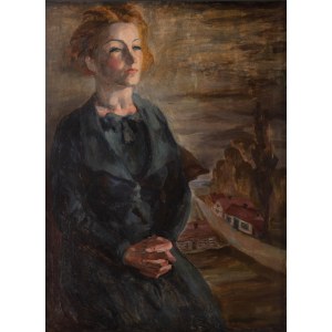 Wladyslaw Lopuszniak (1904 Ternopil - 1996 Munich), Portrait of P.A.P..
