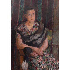 Stanislaw Borysowski (1901 Lviv - 1988 Torun), Portrait of a Woman