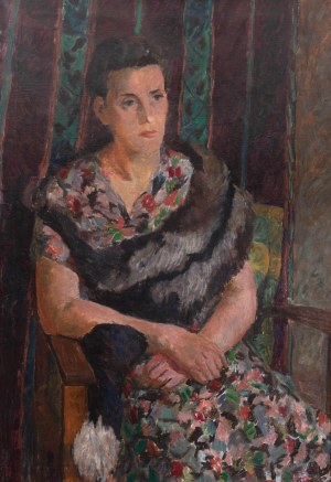 Stanisław Borysowski (1901 Lwów - 1988 Toruń), Portret kobiety