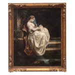 Emil Boratyński (1806 or 1810 - 1876 Paris), Lady with Flowers