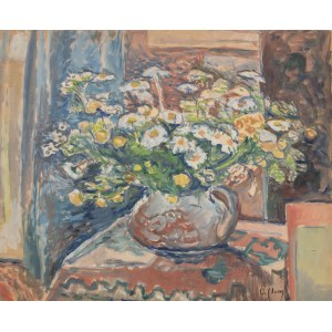 Olga Słomczyńska (1881 Vevey-1941 Paris), Stillleben mit Blumen