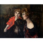 Otolia Kraszewska (1859-1945), Double portrait, 1925