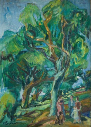 Henry Epstein (1891-1944), Paesaggio forestale, anni Trenta.
