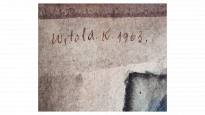 Witold Leszek Kaczanowski, Witold-K (geb.1932), Ohne Titel, 1963