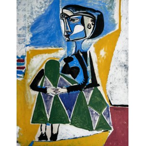 Pablo Picasso (1881-1973), Jacqueline seduta