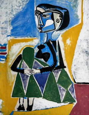 Pablo Picasso (1881-1973), Sitzende Jacqueline