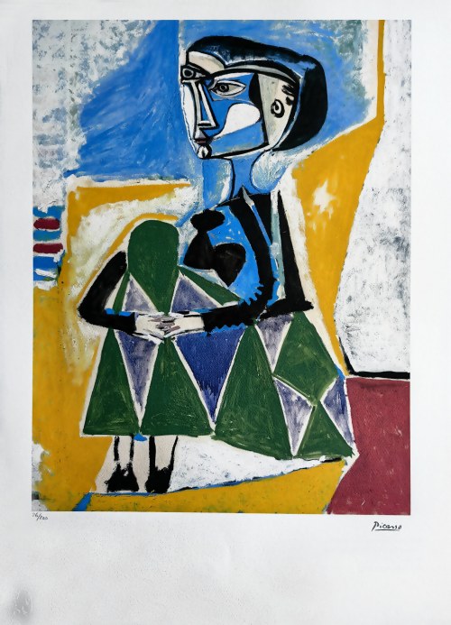 Pablo Picasso (1881-1973), Siedząca Jacqueline