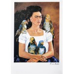 Frida Kahlo (1907-1954), Autoportrét s papagájmi