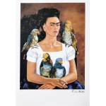 Frida Kahlo (1907-1954), Selbstbildnis mit Papageien