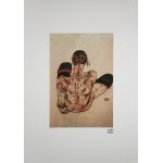 Egon Schiele (1890-1918), Akt s červeným podvazem