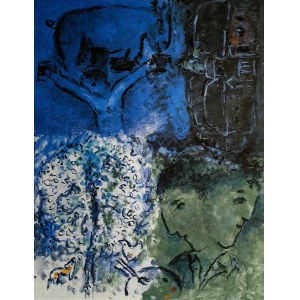Marc Chagall (1887-1985), Bílý keř aneb Dvojitý autoportrét
