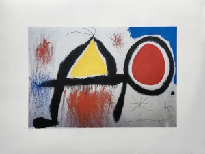 Joan Miró (1893-1983), A figure before the sun