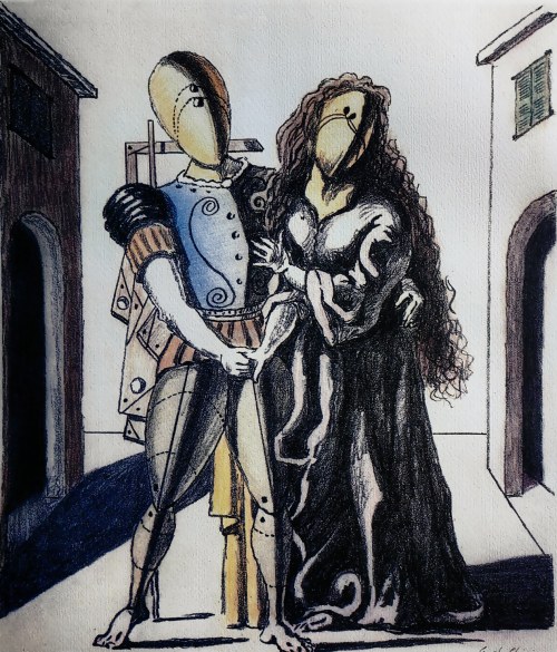 Giorgio De Chirico (1888-1978), Hektor i Andromacha II