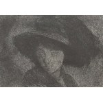 Alfons Karpiński (1875-1961), Portret kobiety w kapeluszu
