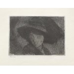 Alfons Karpinski (1875-1961), Portrait d'une femme au chapeau