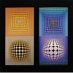 Victor Vasarely (1906-1997), Vp-118, Vp-108, 1975