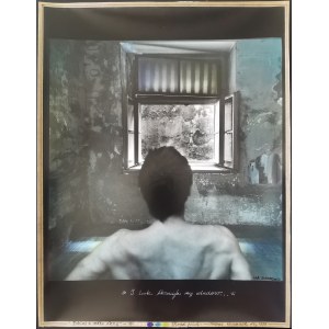 Jan Saudek (1935), Ich schaue durch mein Fenster, 1989