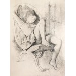 Balthus - Balthasar Klossowski de Rola (1908-2001), Fille endormie, 1994