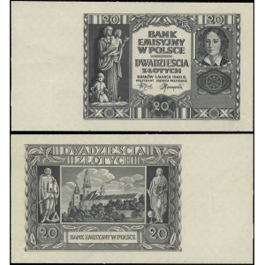 Polska, 20 złotych, 1.03.1940