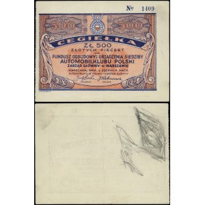 Poland, brick for 500 zlotys, 1.06.1947, Warsaw