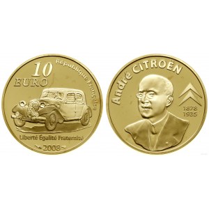 Francie, 10 euro, 2008, Paříž