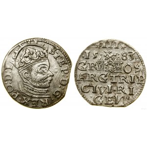 Polska, trojak, 1583, Ryga