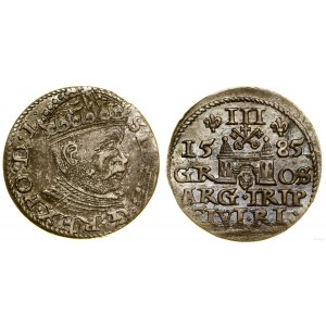 Poland, trojak, 1585, Riga
